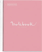 Miquelrius Notebook 5 Subject A4 90g Emotions Pink - Al Masam Stationery LLC